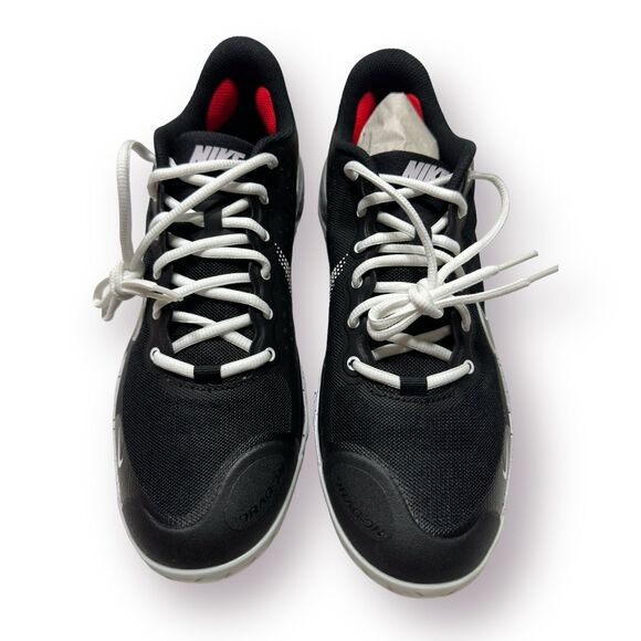 Nike Low Baseball Cleats Size‎ 9 Alpha Huarache Elite 3 CK0746-010 Black/White - Picture 9 of 12
